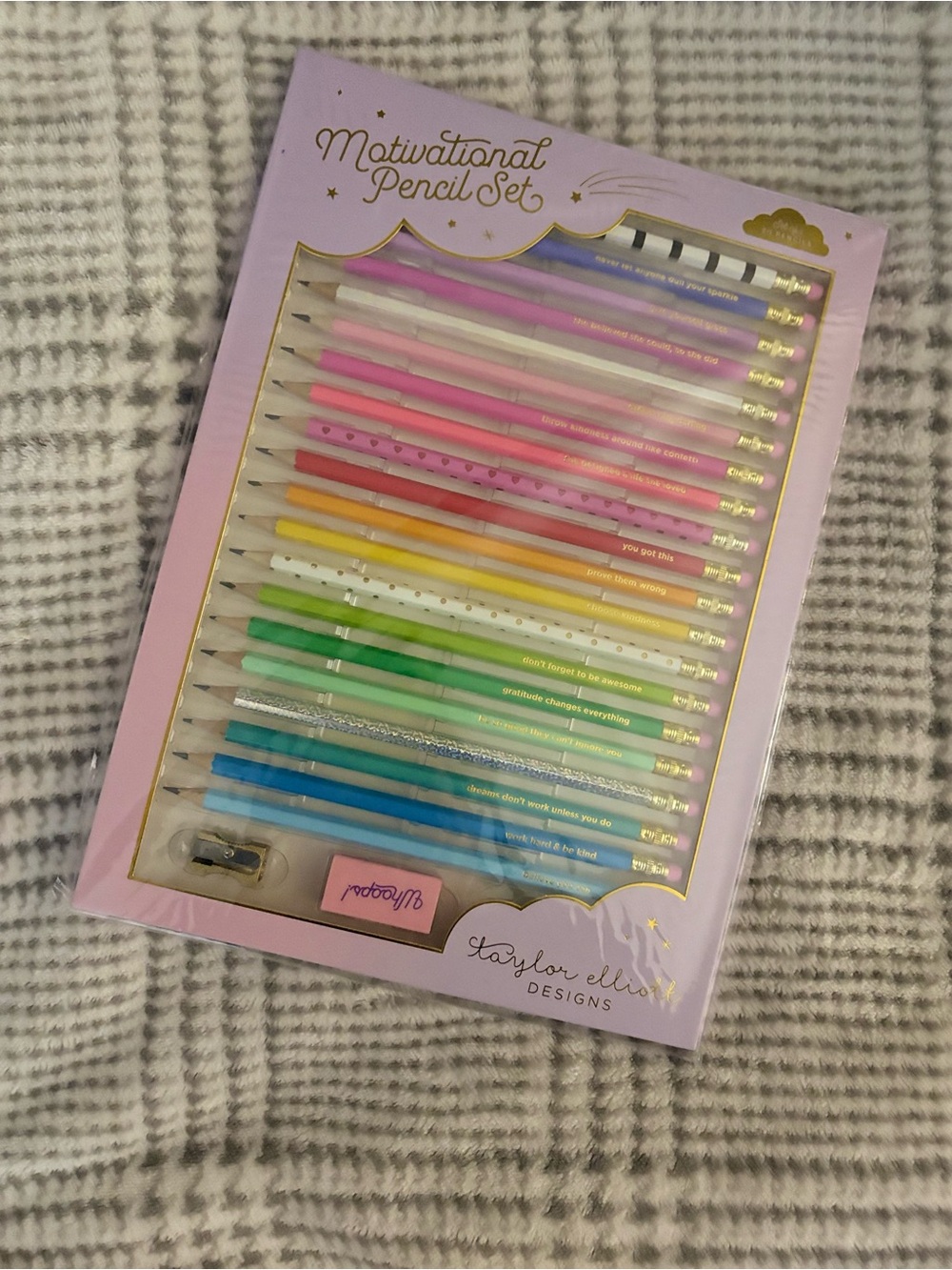 Pastel Motivational No. 2 Pencil Set